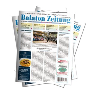 Frühjahr und Oster am Balaton 2025 - Balaton Zeitung Heftcover